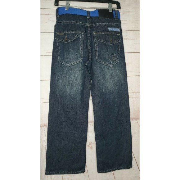 Cavi Product Of Great Taste 28/12 Blue Patched Designer Cotton Jeans - Picture 6 of 12